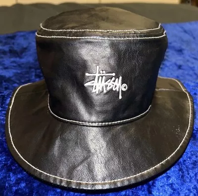 Stüssy Stussy Black Bucket Hat (One Size Fits Most) • $100