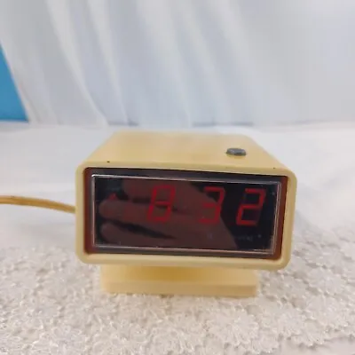 Vtg 70's Timeband Alarm Clock Yellowed NO ALARM Model 500 Retro Jetsons Robot • $24.99