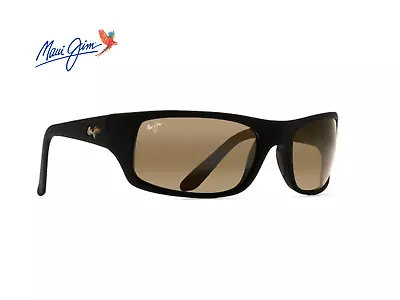 Maui Jim PEAHI H202-2M Black / HCL Bronze SuperThin PolarizedPlus2® Sunglasses • $279