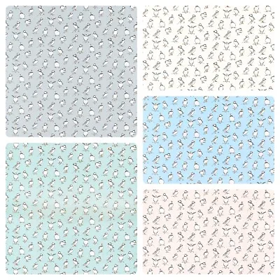 £7.50 • Buy Clarke And Clarke Atlantic Puffin 100% Cotton Curtain/craft Fabric 5 Colours