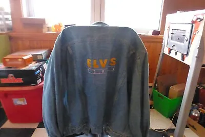 Vintage Pre-owned Promotional The Elvis Story Blue Denim Jacket Adult Size 40/42 • $18.15