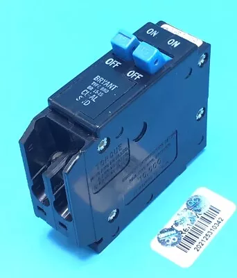 Circuit Breaker Bryant Eaton Cutler Hammer BR1515 15 Amp Two 1 Pole Tandem Twin • $11.99
