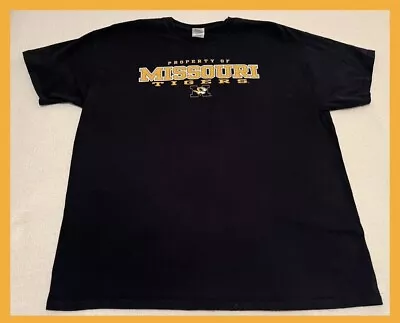 Property Of Missouri Tigers Black XL T-Shirt Short Sleeve • $4