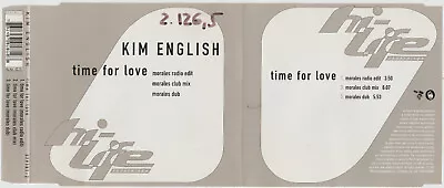 Kim English - Time For Love (by David Morales 1995) [3 Track Maxi-CD] • £0.86