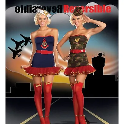 DREAMGIRL Military Costume -reversible Like 2 Costumes In One! NEW • $20