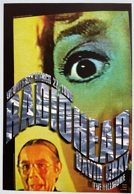 $45.84 • Buy Radiohead Concert Poster 1996 F-212 Fillmore