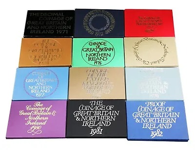£2.49 • Buy ROYAL MINT Proof Coin Set Outer Paper Covers 1971-1982  ** BEST VALUE ON EBAY **