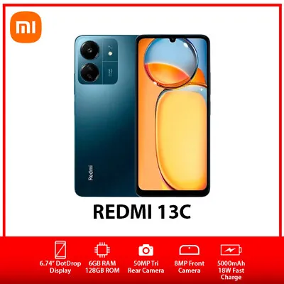 (New&Unlocked) Xiaomi Redmi 13C Dual SIM Android Mobile Phone - Blue/6GB+128GB • $253.99