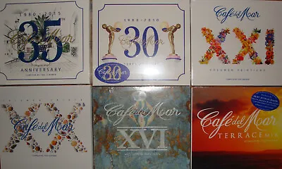 6 X CAFE DEL MAR -35 ANNIVERSARY 30 YEARS OF MUSIC 21 2016 TERRACE MIX NEU! • £60.43