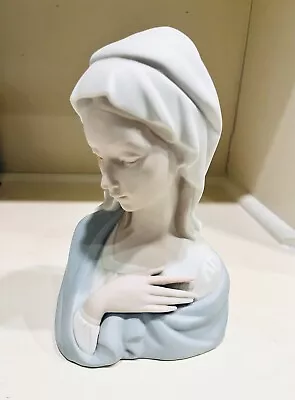 LLadro Madonna Bust Porcelain Figurine Matte Finish • $69.99