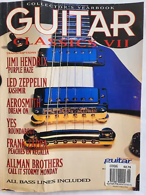 Collector's Yearbook Guitar Classics Vii - Freepost - Good Condition • £8