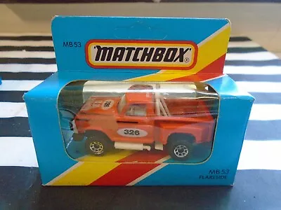 Matchbox MB 53 FORD Flareside Pickup Baja Bouncer RARE ORANGE 1982 NEW SEALED! • £9.99