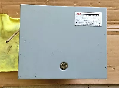 Rotary Phase Converter Cedarberg Model 10 1 HP SKU 8100-051 • $675