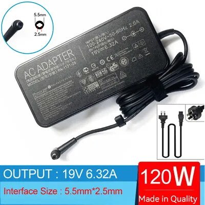 Ac Power Adapter Charger For CLEVO W150HRQ ADP-120RH D W86CU/Sager NP8690 Laptop • $52.89