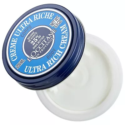 L'Occitane En Provence ULTRA RICH CREAM 25% Shea Butter JUMBO 6.9 Oz SEALED • $64.50