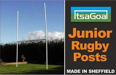 £217.18 • Buy Junior Rugby Posts - Lightweight TOP QUALITY UPVC 