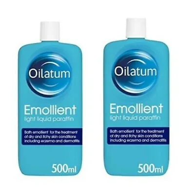 £20.99 • Buy 2 X 500ml Oilatum Bath Emollient For Treatment Of Dry And Itchy Skin Conditions
