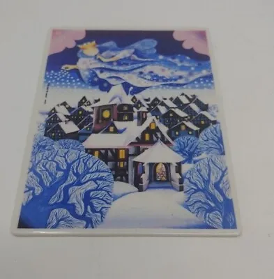 Villeroy & Boch CeramCard Silent Night Porcelain Art Christmas Postcard M. Mann • $19.99