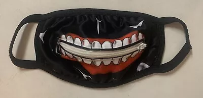 Tokyo Ghoul Kaneki Ken Cotton Mask W/Mouth Zipper For Halloween Anime Cosplay • $1.99