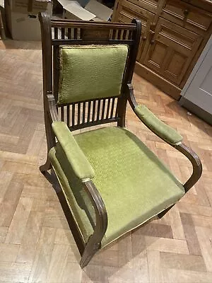 Antique Nursing/bedroom  Chair Edwardian Inlaid Wood • £20