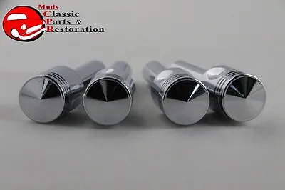 Chrome Engine Piston Head Door Lock Knob Custom Car Truck Hot Rat Street Rod • $40.21