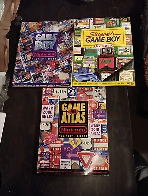 Nintendo GB SGB And NES Game ATLAS Players Guide ✨️RARE VENTAGE✨️(LOT) • $150