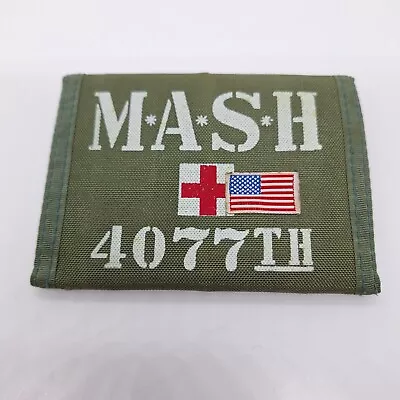 Vintage MASH 4077TH Fabric Wallet Bifold Money Holder • $13.37