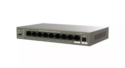 Tenda TEG1110PF-8-102W Network Switch Managed Gigabit Ethernet (9GE+1SFP) • £49.99