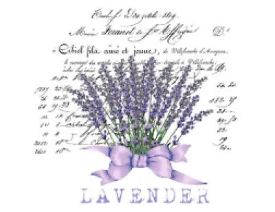 Vintage French Advertising Lavender Furniture Transfers Waterslide Decals MIS607 • $12.99