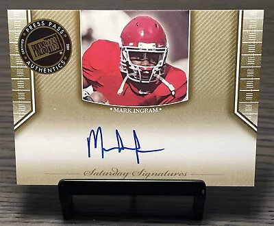 2011 Press Pass Legends Saturday Signatures Mark Ingram Auto Alabama • $16.50