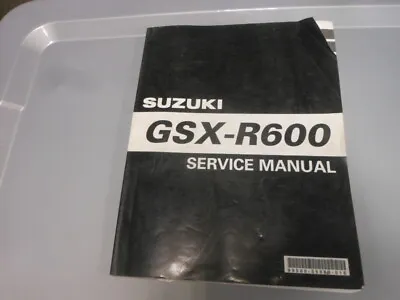 $39.99 • Buy Suzuki Factory Service Manual 2001 GSX-R600 GSXR600 K1 99500-35080-01E