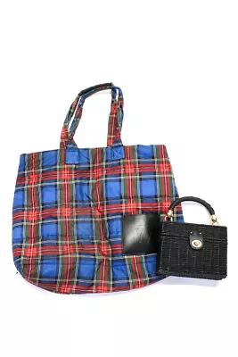 JW Anderson Zara Woman Womens Tote Tope Handle Handbags Multicolor Black Lot 2 • $34.99