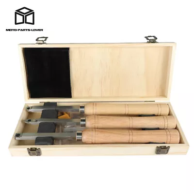 3 Pcs Set Carbide Woodturning Tool Mini Size Diamond Shape Round & Square Tool • $45.99