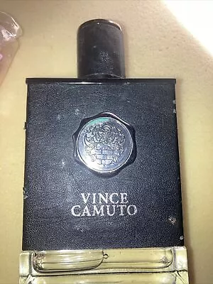 Vince Camuto Mens Cologne 3.4 Used EDT  Black Bottle Uses* About 1/2 Full ** • $15