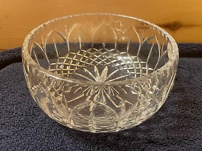 Lead Crystal Bowl - 24% Lead Crystal - Made In Poland - 7” Across At Top • $41.99