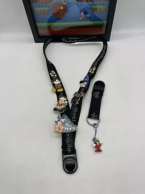 (5) Pc. Mickey Mouse Disney Trading Pin Lot W/ Lanyard! • $39.99