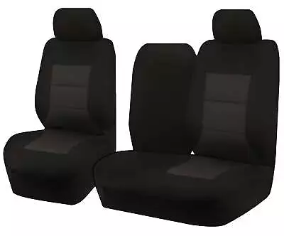 Seat Covers For HYUNDAI ILOAD TQ 1-5 SERIES 08/2008-ON SINGLE/CREW UTILITY BLACK • $99