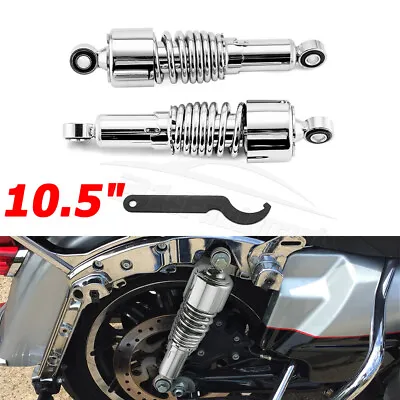 267mm/10.5  Motorcycle Rear Shocks Absorber Suspension For Harley Touring FLHT • $69.88