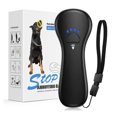 Ultrasonic LED Anti Bark Device Dog Training Repeller Ultrasonic Anti Bark Stop • £6.50