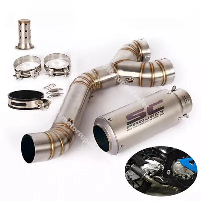 For BMW S1000R 2010-16 Exhaust System Mid Link Pipe Tail Muffler S1000RR 2010-14 • $197.09