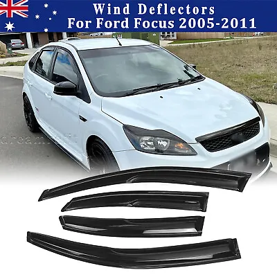 Window Visor Weathershield Weather Shields For Ford Focus Sedan Hatch 2005-2011 • $39.99