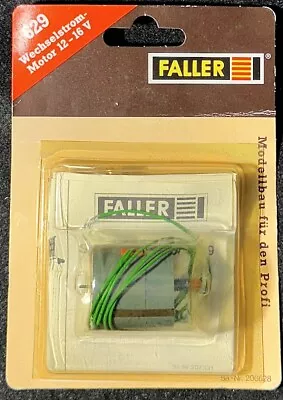 N / HO Scale - Faller - 629 Synchronous Motor (12-16V AC) 4/15 RPM • $49.99