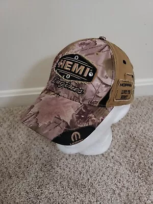 Mopar HEMI Engines Canadian Backwood Camo Adjustable Cap Embroidered By Choko • $9.95