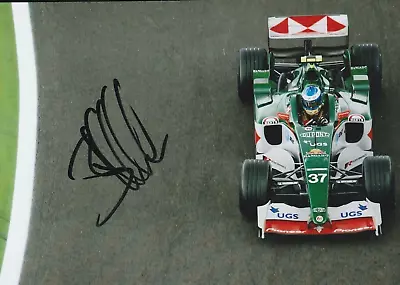 ***  BJØRN WIRDHEIM  -  TEAM JAGUAR  -  HAND SIGNED  -  F1  ***  7x5 Photo • £4.74