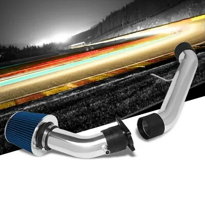 3.00  Polish Pipe Blue Cone Filter Cold Air Intake Kit For 03-06 G35 3.5L V6 • $70.25