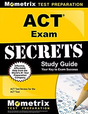 ACT Exam Secrets Study Guide : ACT Test Review For The ACT Test P • $10.21