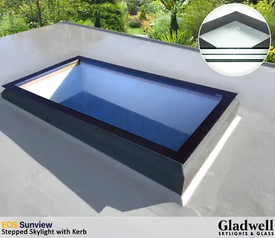 £275 • Buy  Triple Glazed Roof Lantern Flat Roof Rooflight Skylight Laminated Or Toughened