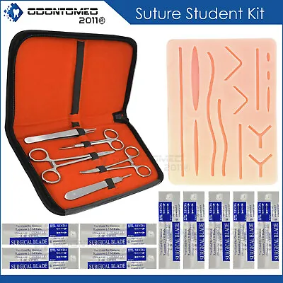 15 Piece Practice Suture Kit For Medical And Veterinary Student Training  • $19.99