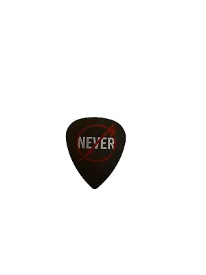 Metallica James Hetfield Through The Never Black Ultex Guitar Pick - 2013 Tour • $10