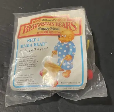 Mcdonalds Berenstain Bears Set #4 Mama Bear Sealed New Unused As Shown As Is • $3.99